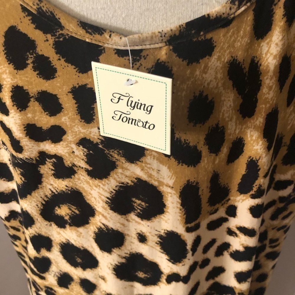 Flying Tomato Leopard Print Nightgown Sz L NWT - Picture 6 of 6